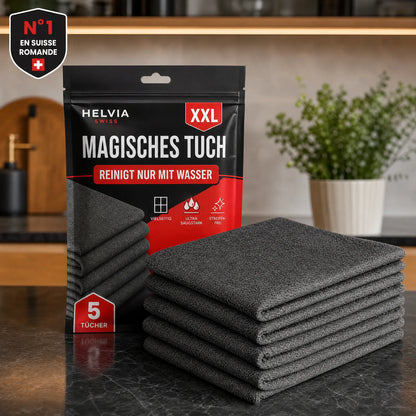 Lingettes Magiques en Microfibre (Lot de 5) HELVIA SWISS