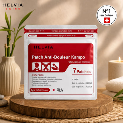 Patch Japonais Anti-Douleur HELVIA SWISS