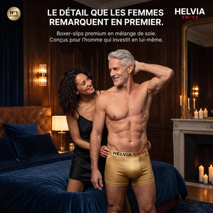 Boxer en Soie Premium Confort Absolu HELVIA SWISS