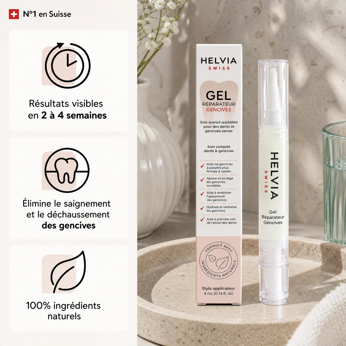 Gel Réparateur Gencives HELVIA SWISS
