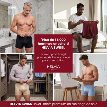 Boxer en Soie Premium Confort Absolu HELVIA SWISS