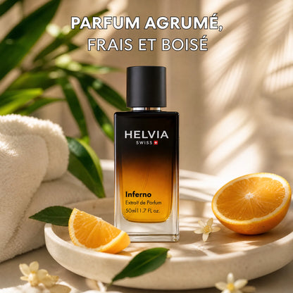 Inferno Parfum aux Phéromones pour Homme HELVIA SWISS