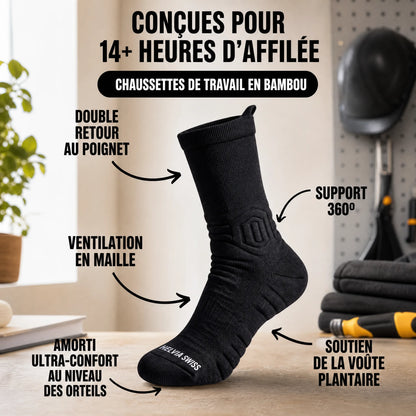 Chaussettes de Travail Bambou HELVIA SWISS