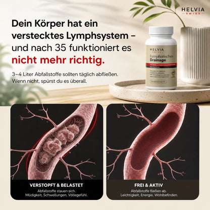 Lymph-Drainage Kapseln Maximale Wirkung HELVIA SWISS