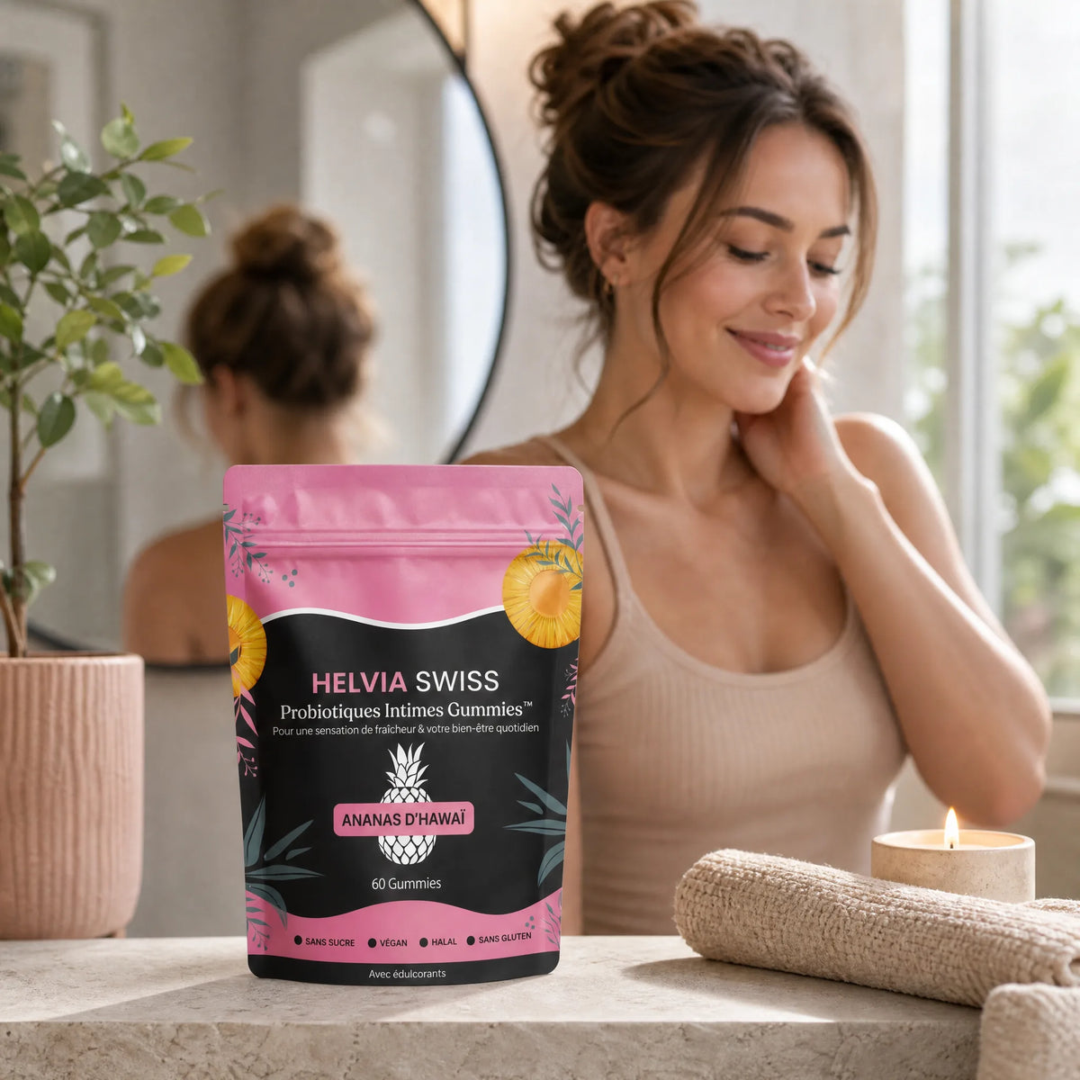 FemiFlore® – Gummies Probiotiques Intimes HELVIA SWISS