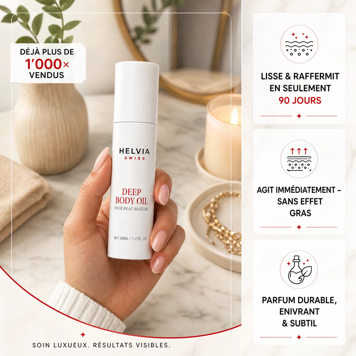 Sora – Huile Corporelle Coréenne Peau Mature HELVIA SWISS