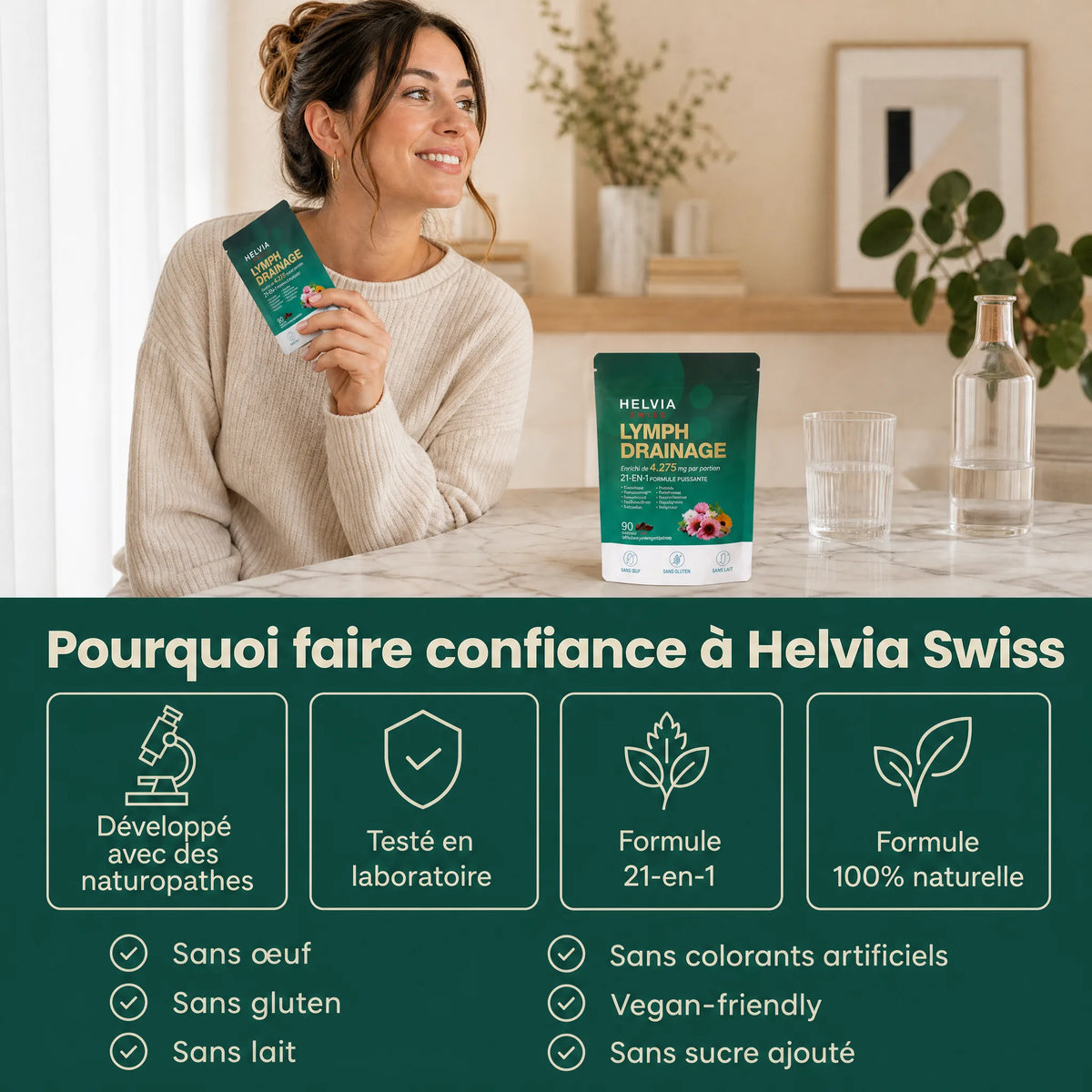 Lymph Drainage Softgels HELVIA SWISS