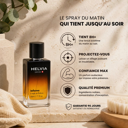 Inferno Parfum aux Phéromones pour Homme HELVIA SWISS