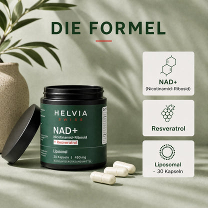 NAD+ Longevity Liposomal HELVIA SWISS