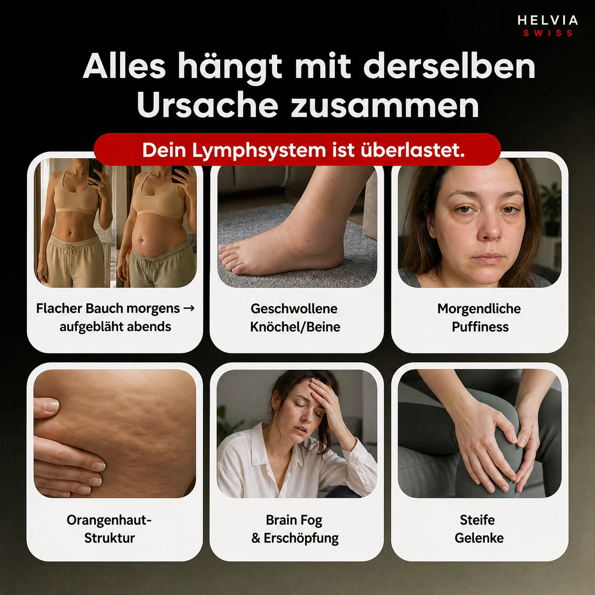 Lymph-Drainage Kapseln Maximale Wirkung HELVIA SWISS