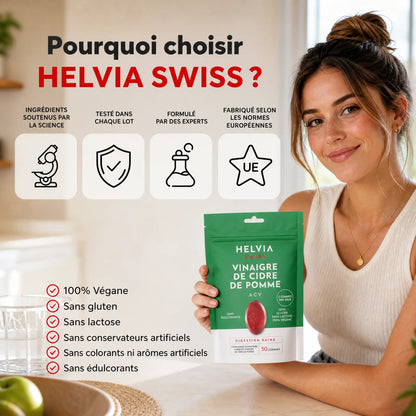 Gummies au vinaigre de cidre - Ventre Plat & Digestion HELVIA SWISS
