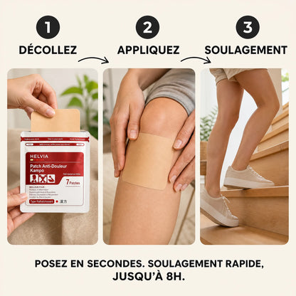 Patch Japonais Anti-Douleur HELVIA SWISS