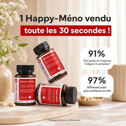 Happy-Méno — Perte de Poids Ménopause HELVIA SWISS
