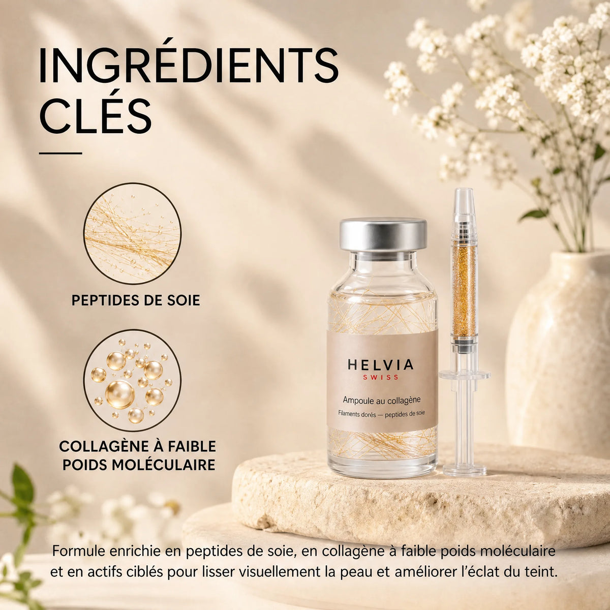 Sérum Liftant Peptides de Soie HELVIA SWISS