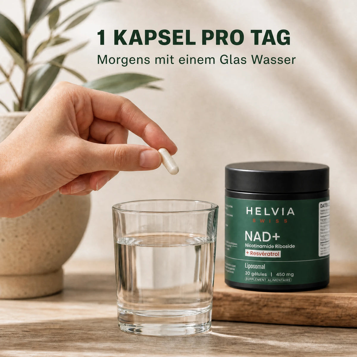 NAD+ Longevity Liposomal HELVIA SWISS
