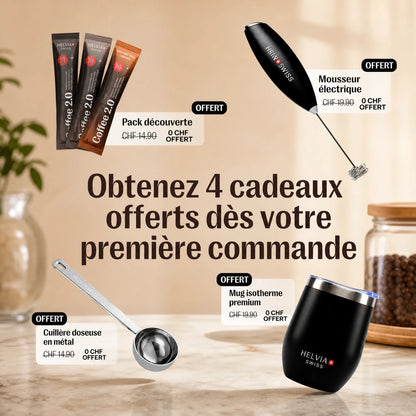 Coffee 2.0 — Café aux Champignons Fonctionnels HELVIA SWISS