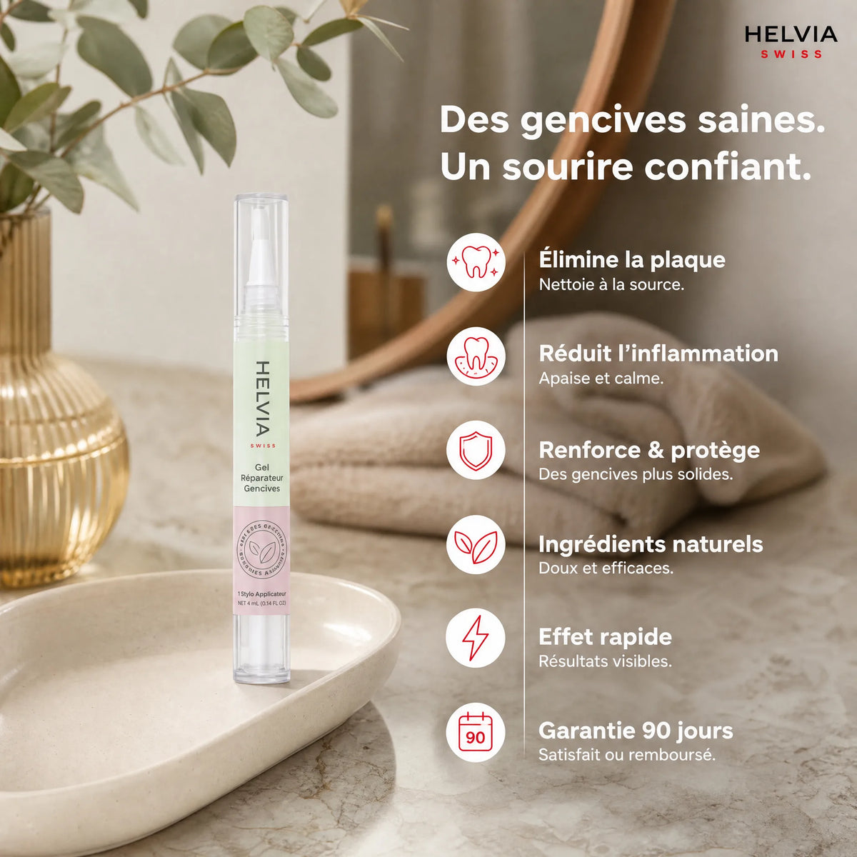 Gel Réparateur Gencives HELVIA SWISS