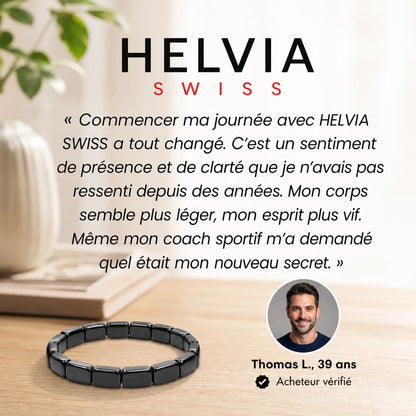 Bracelet Hématite Magnétique - HELVIA SWISS