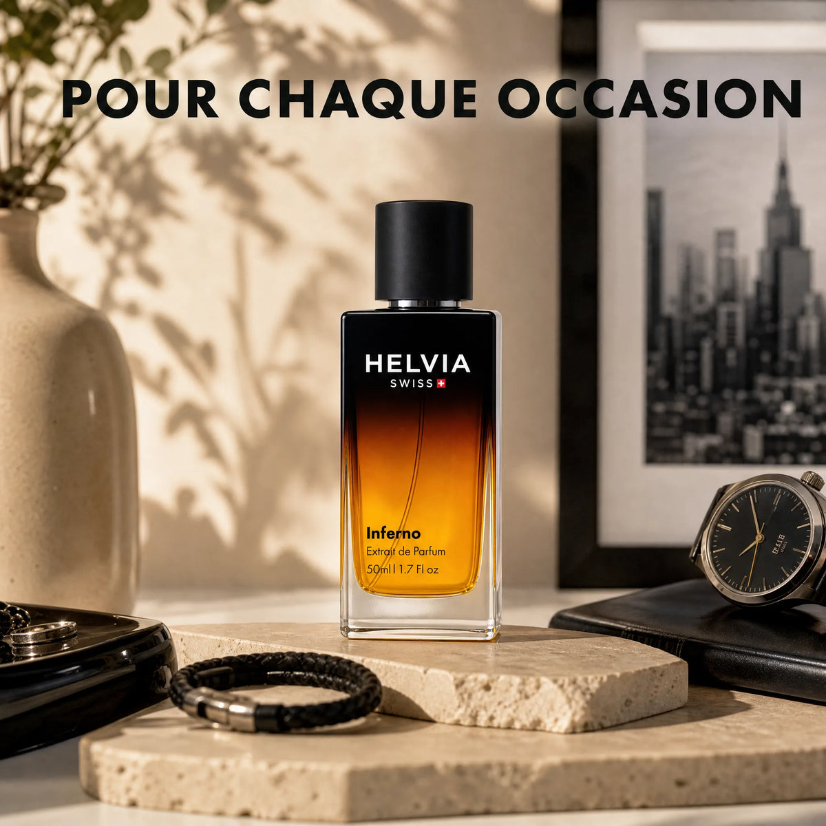 Inferno Parfum aux Phéromones pour Homme HELVIA SWISS