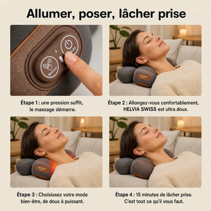 Masseur Cervical 3-en-1 HELVIA SWISS
