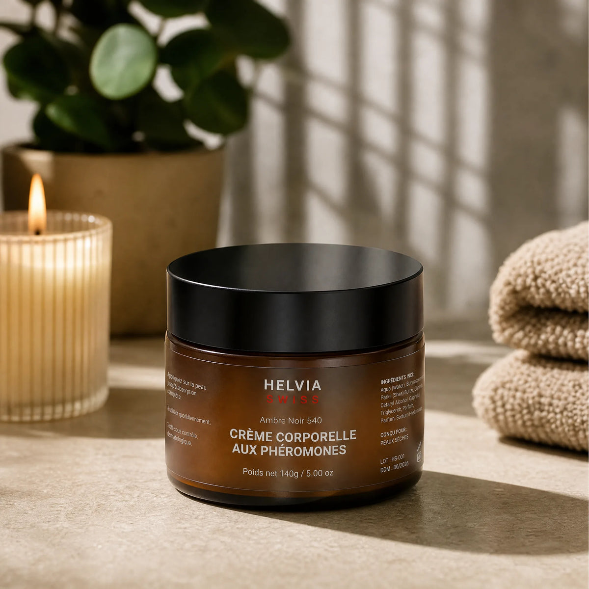 Crème Hydratante aux Phéromones HELVIA SWISS