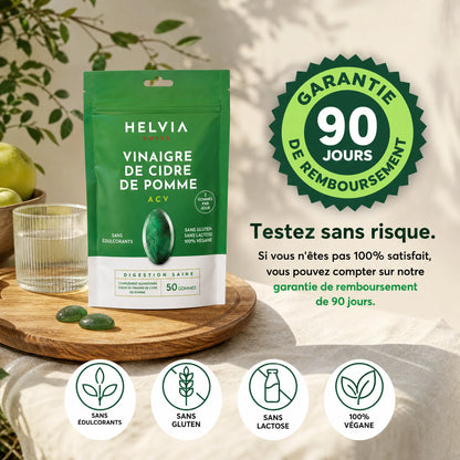 Gummies au vinaigre de cidre - Ventre Plat & Digestion HELVIA SWISS