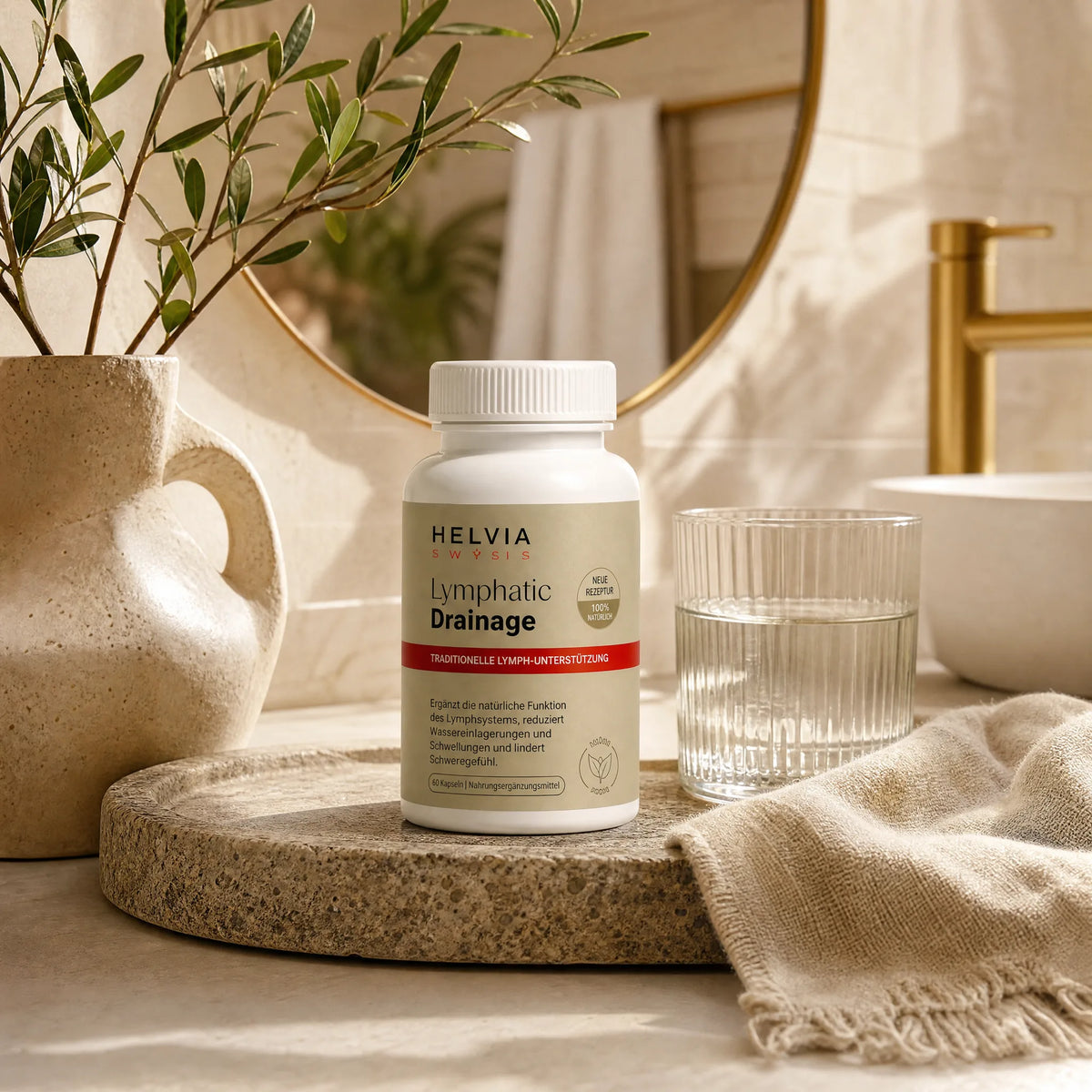 Lymph-Drainage Kapseln Maximale Wirkung HELVIA SWISS