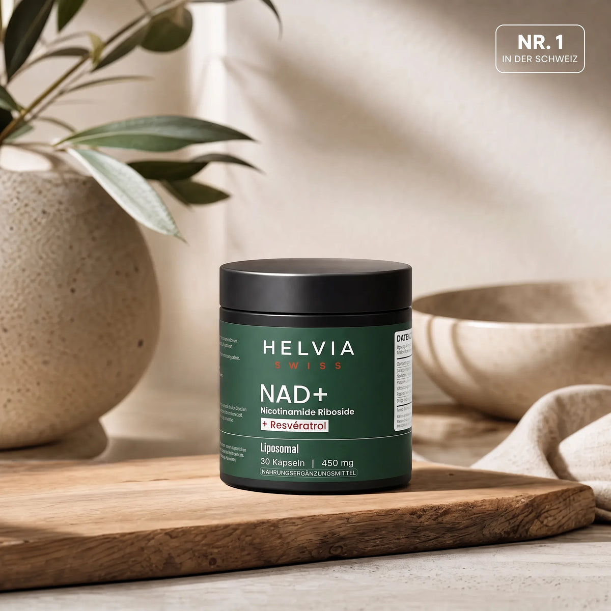 NAD+ Longevity Liposomal HELVIA SWISS