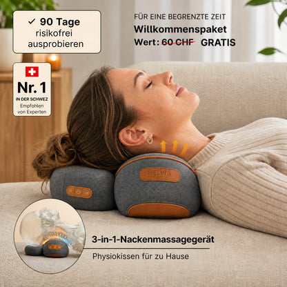 Zervikalmassagegerät 3-in-1 HELVIA SWISS