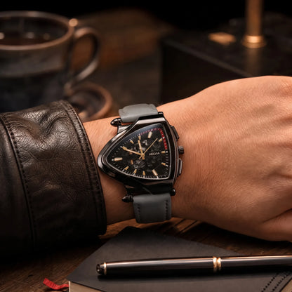 Orologio Solstice Pelle Triangolo HELVIA SWISS