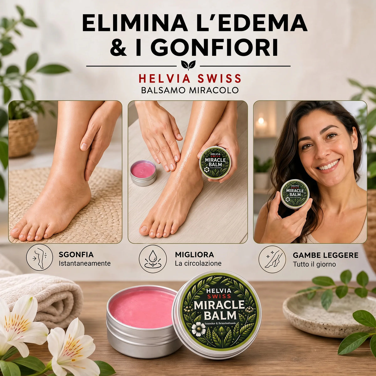 Balsamo Miracolo Anti-Gambe Pesanti HELVIA SWISS