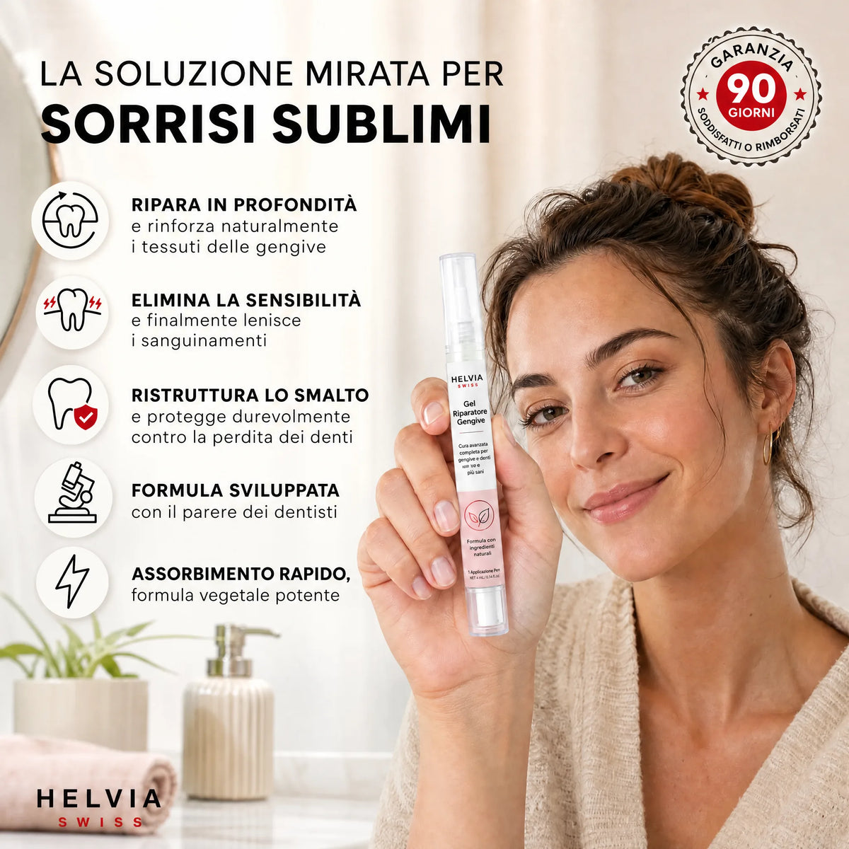 Gel Riparatore Gengive HELVIA SWISS