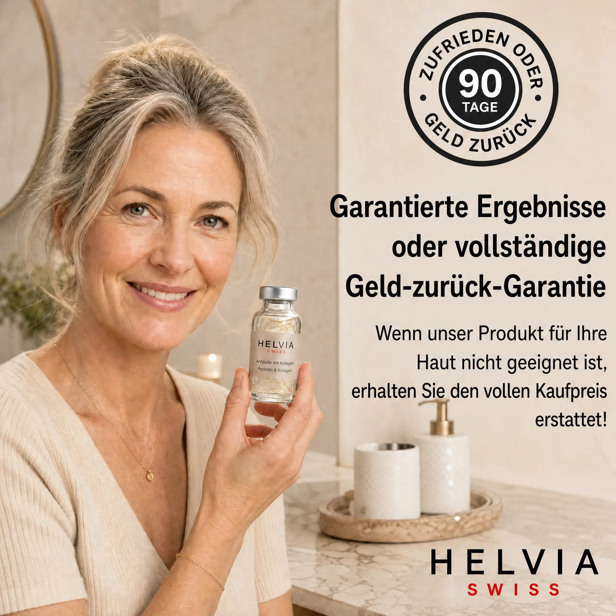 Straffendes Seiden-Peptid-Serum HELVIA SWISS