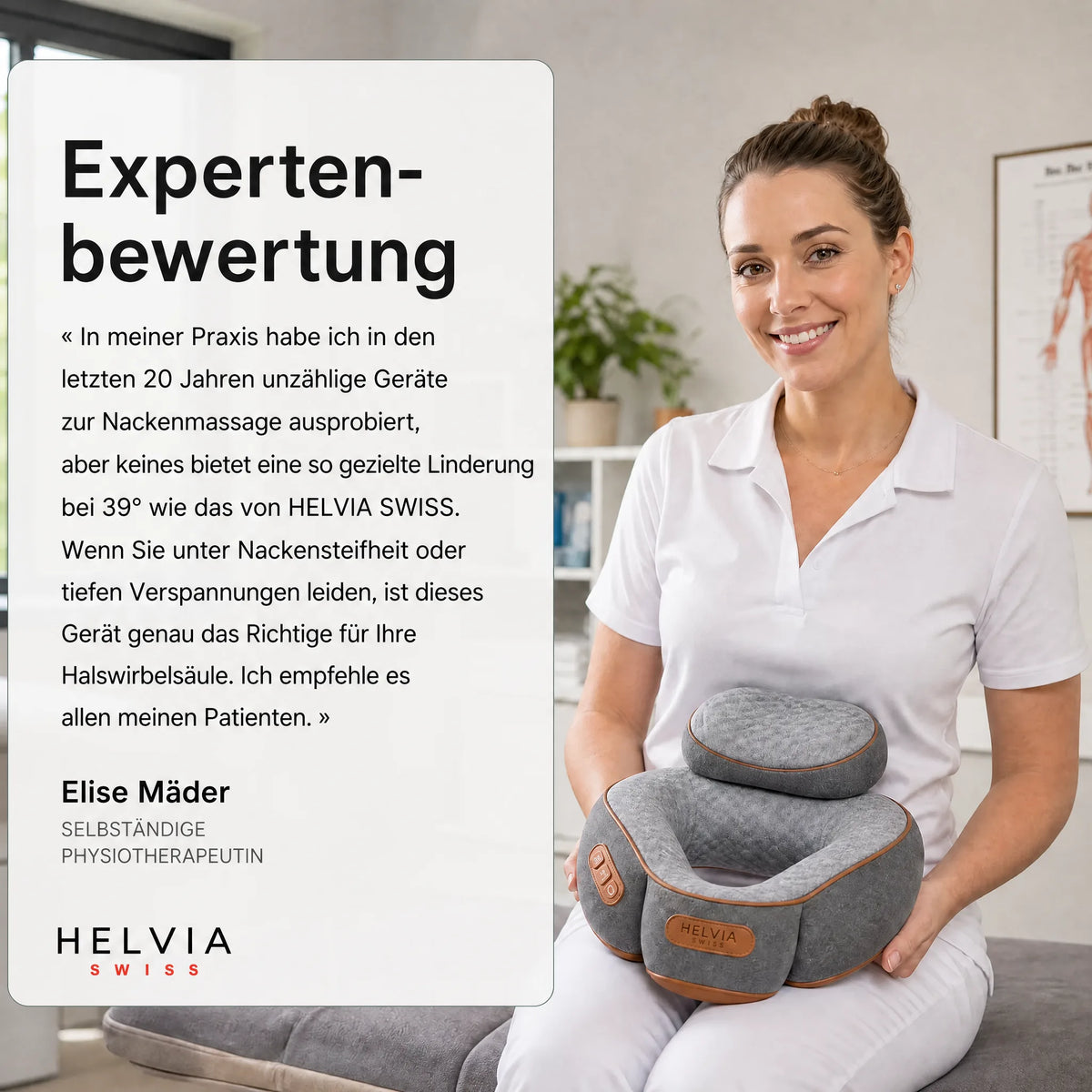 Zervikalmassagegerät 3-in-1 HELVIA SWISS