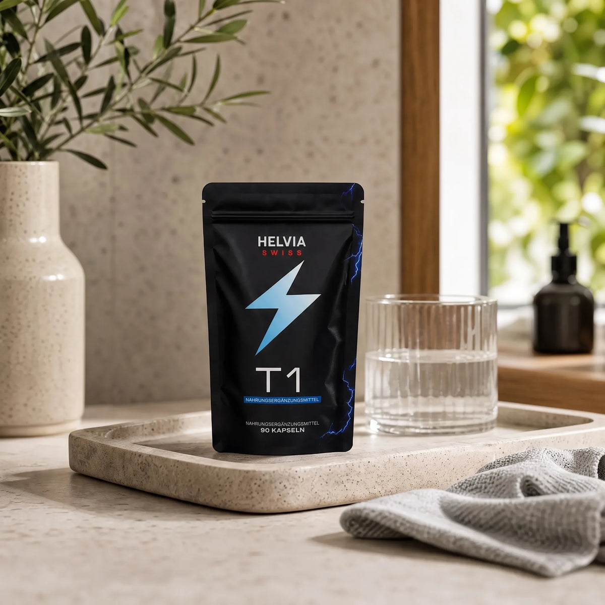 Natürlicher Testosteron-Komplex – 14 Wirkstoffe — Natürlicher Booster HELVIA SWISS