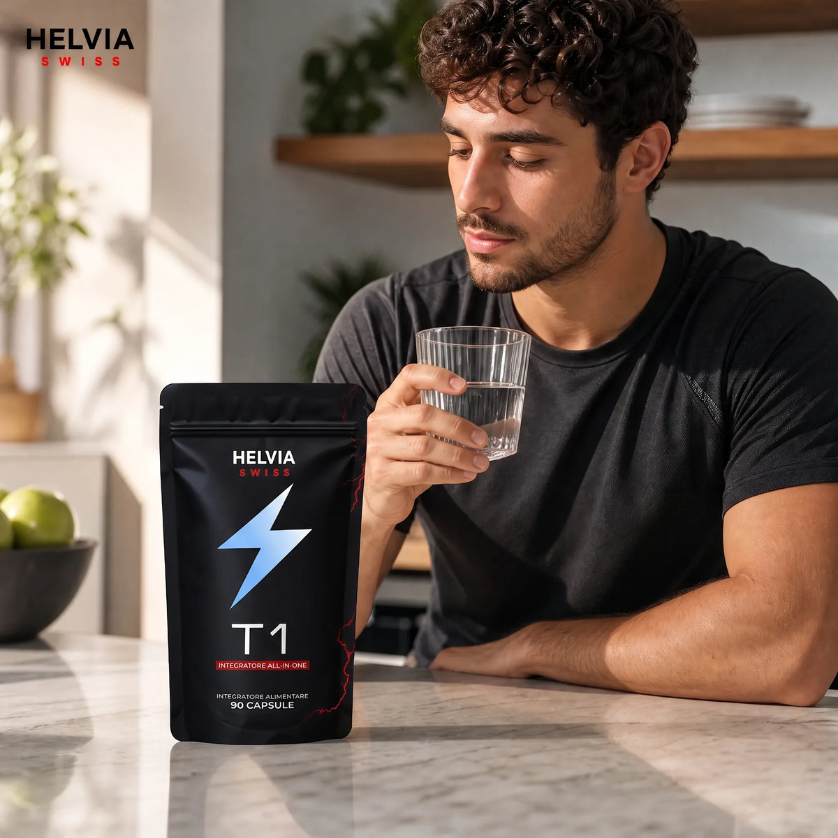 Complesso Testosterone Naturale – 14 Attivi — Booster Naturale HELVIA SWISS