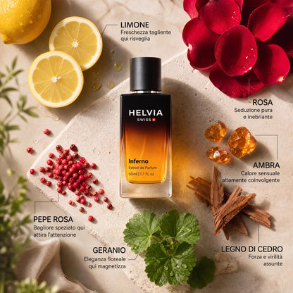 Inferno Profumo ai Feromoni per Uomo HELVIA SWISS