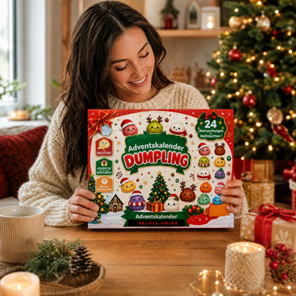 Dumpling Squishy Adventskalender 2026 HELVIA SWISS