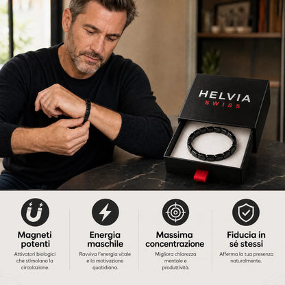 Bracciale Ematite Magnetica - HELVIA SWISS