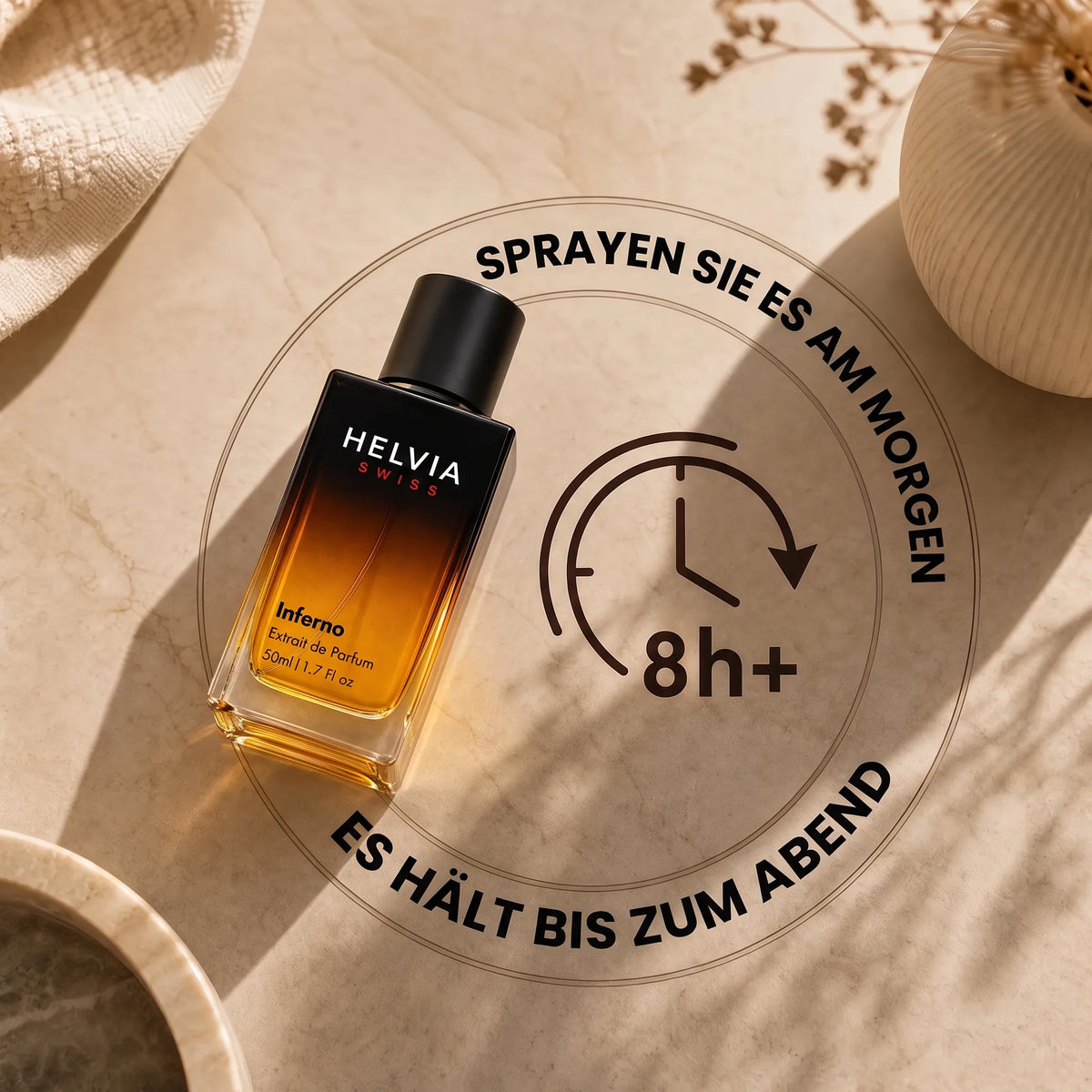Parfum Inferno mit Pheromonen für Männer HELVIA SWISS