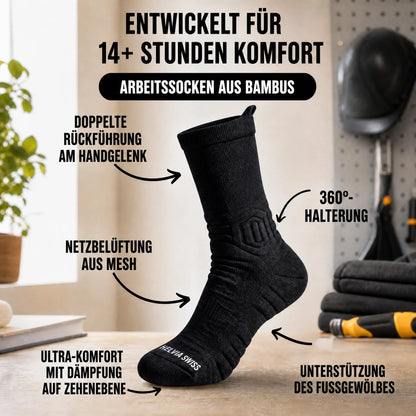 Bambus Arbeitssocken HELVIA SWISS