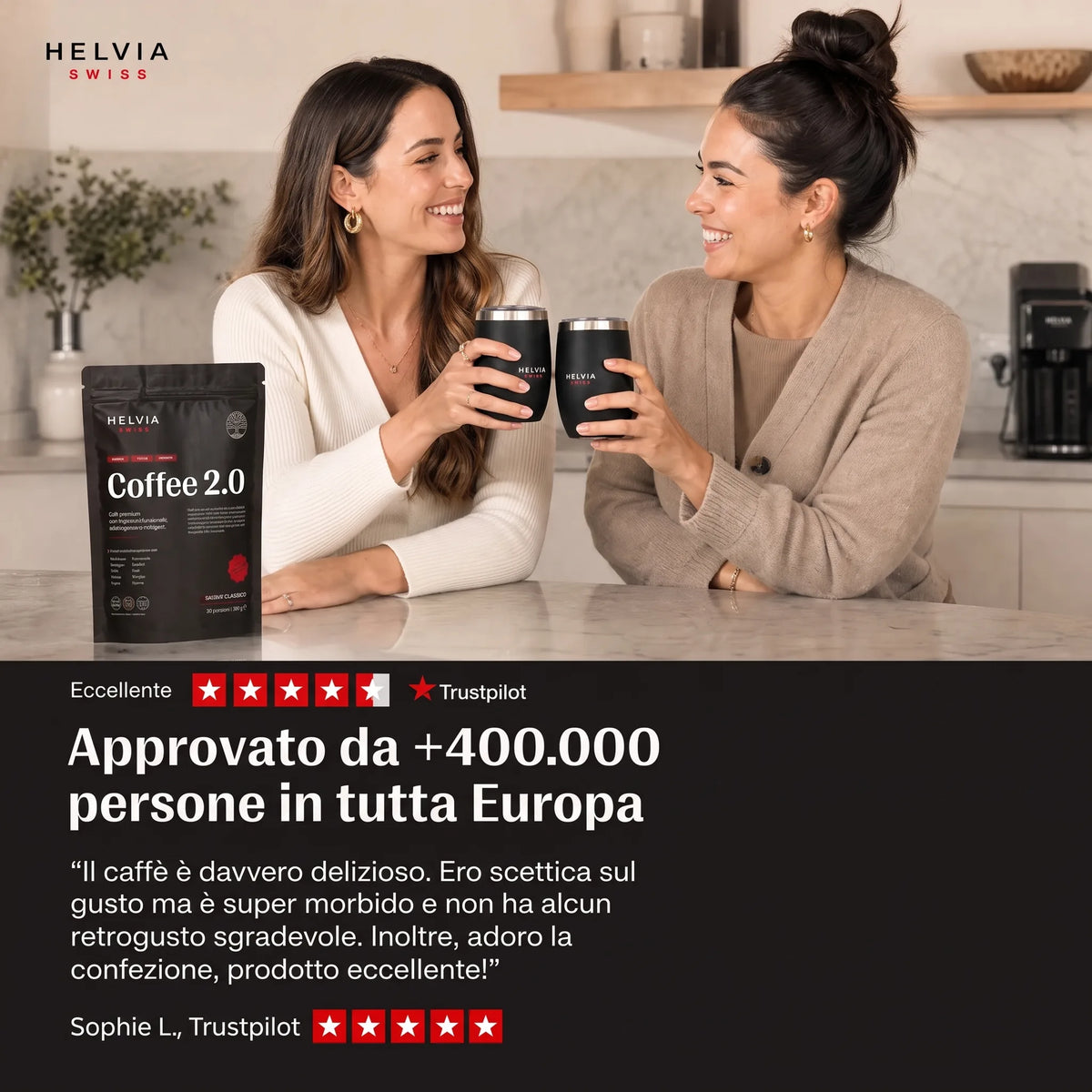Coffee 2.0 – Caffè Funzionale Energia & Focus HELVIA SWISS