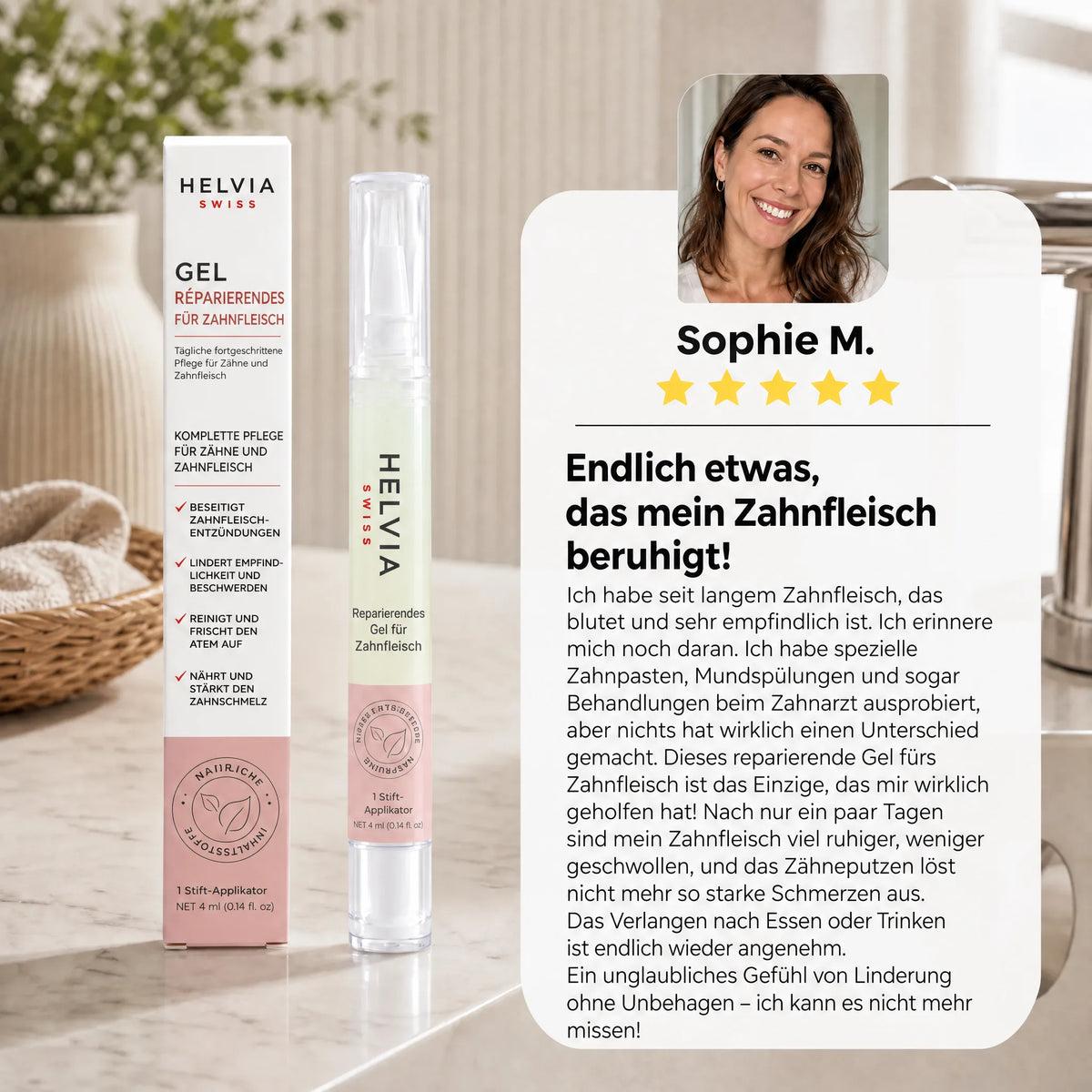 Zahnfleisch-Repair-Gel HELVIA SWISS