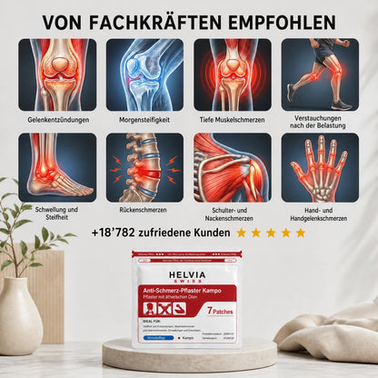 Japanisches Schmerzpflaster HELVIA SWISS