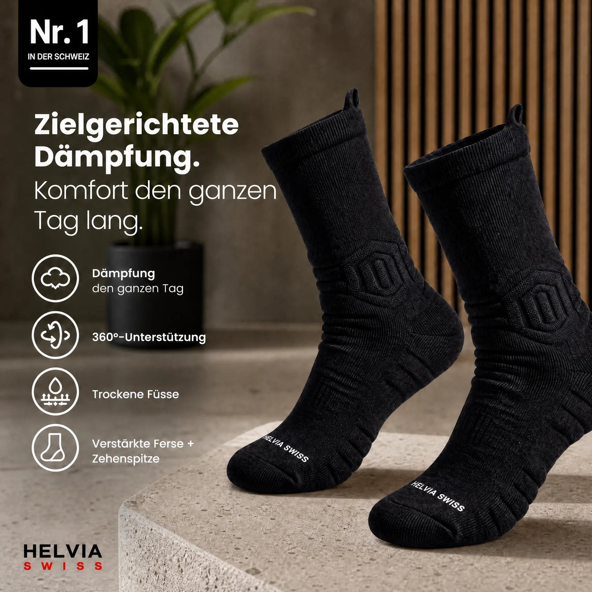 Bambus Arbeitssocken HELVIA SWISS