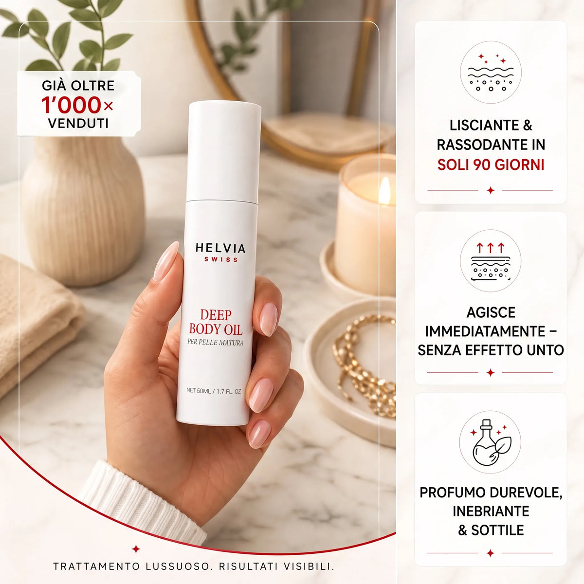 Sora – Olio Corpo Coreano Pelle Matura HELVIA SWISS