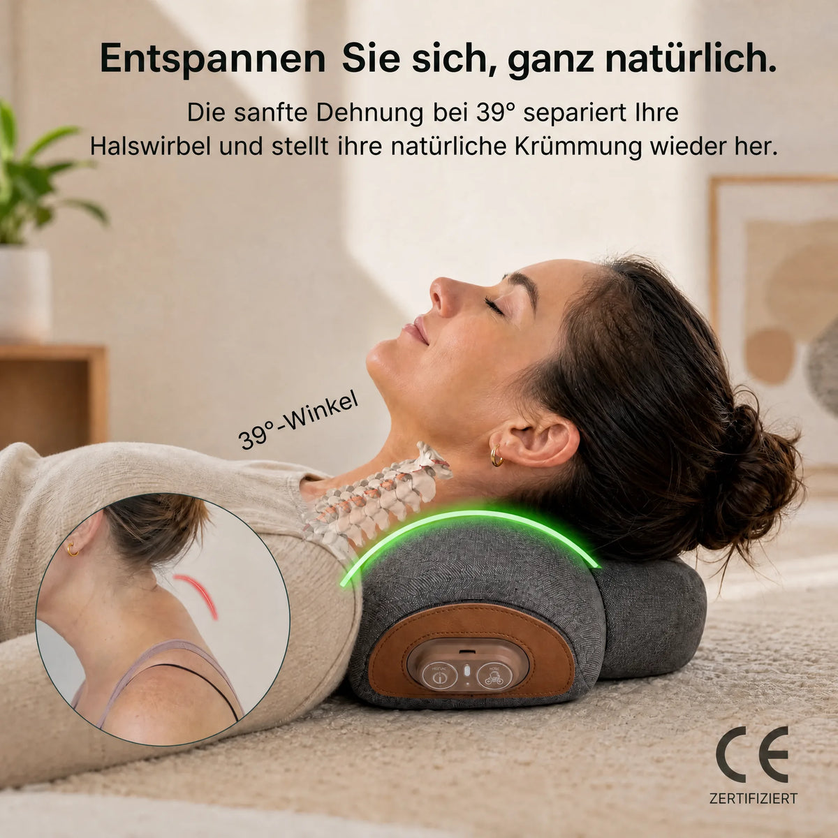 Zervikalmassagegerät 3-in-1 HELVIA SWISS