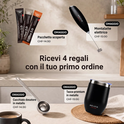 Coffee 2.0 – Caffè Funzionale Energia & Focus HELVIA SWISS