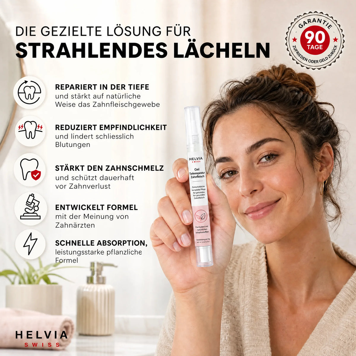 Zahnfleisch-Repair-Gel HELVIA SWISS