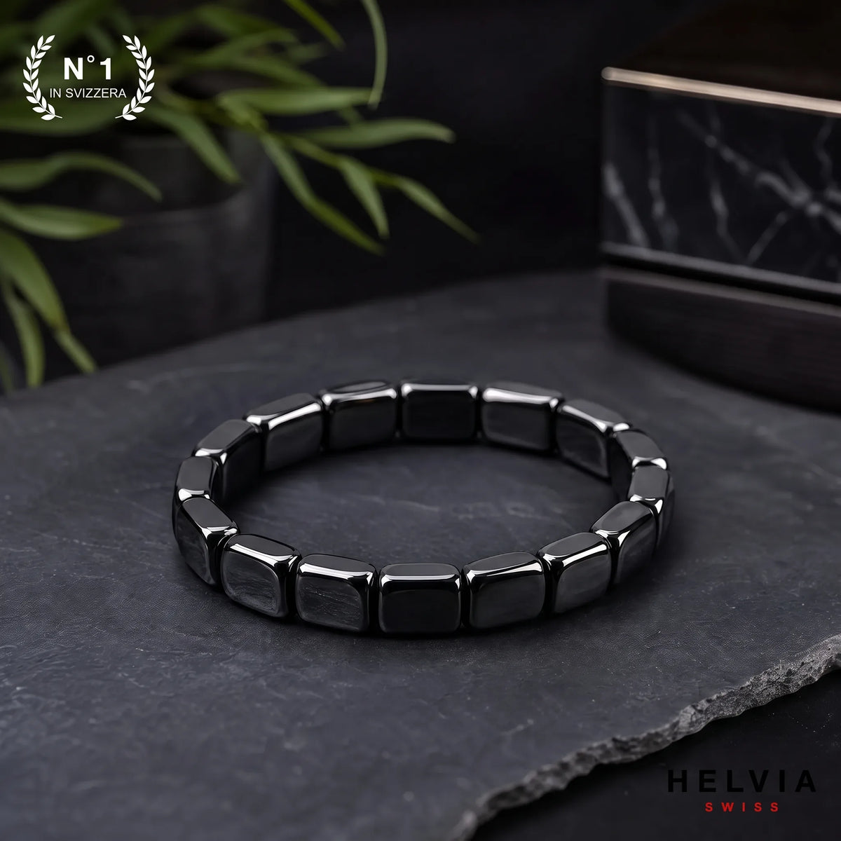 Bracciale Ematite Magnetica - HELVIA SWISS